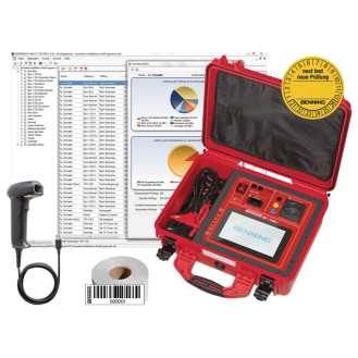 Gerätetester ST 755+ Set m.Schutzleiter-/Isolionswiderstand 1 Set-Beschreibung lesen