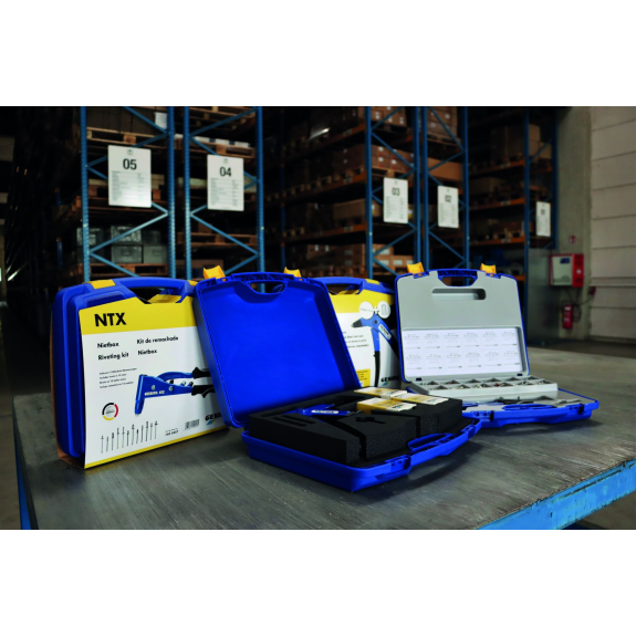 Blindnietsortiment Nietbox 942-tlg i.Kunststoffkoffer Blindnietsortiment Nietbox 942-tlg i.Kunststoffkoffer-Beschreibung lesen