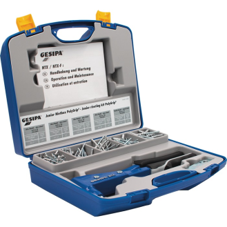 Blindnietsortiment Junior-Nietbox PolyGrip 352tlg. i.Blechkoffer-Beschreibung lesen