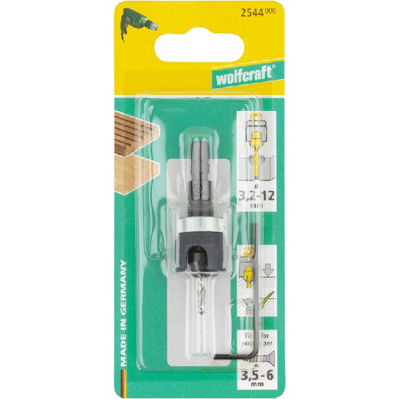 1 broca con avellanador y tope de profundidad   3.2 x 12 mm 2544000-Leer más