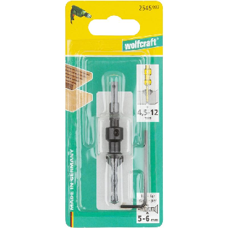 1 broca con avellanador, vástago hexagonal Ø 4,5 - 12 mm-Leer más