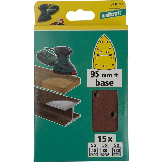 Juego de hojas abrasivas adhesivas 15 piezas-Leer más