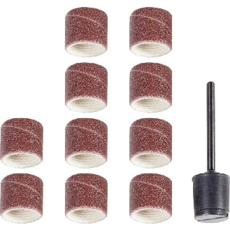Proxxon Schleifbnder  14 mm, 10 Stck Korn 120, mit Schleifzylinder-Beschreibung lesen