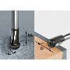 Fresa de enrasado HW D19/25 ss S12 - 492661 -