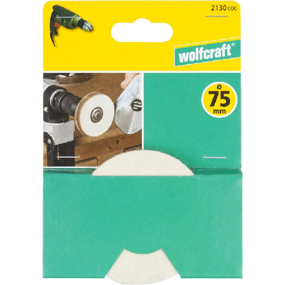 1 disco pulidor de fieltro, taladro   10?mm, ? 75?x?10?mm-Leer más