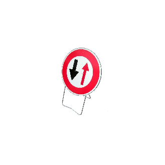 Panneau de signalisation B15 - Circulation alternée-Lire la description