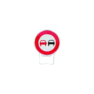 Panneau de signalisation B3 - Dépassement interdit-Lire la description