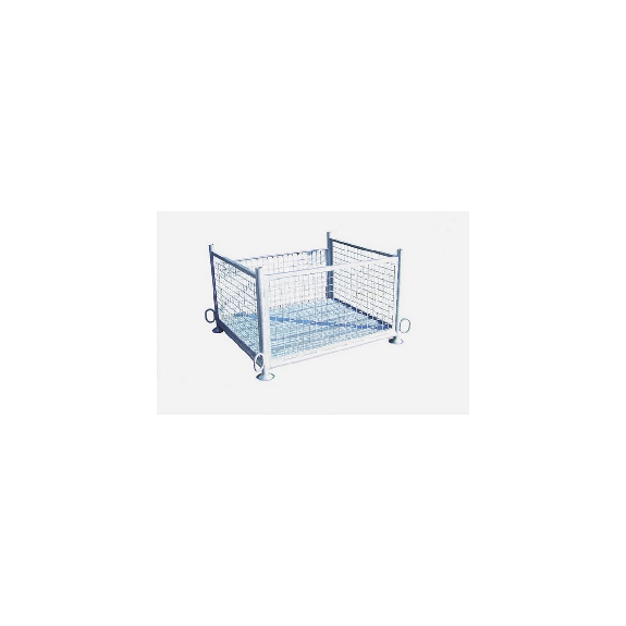 Panier de stockage grillagé galvanisé Panier de stockage grillagé galvanisé-Lire la description