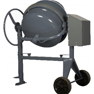 Bétonnière Semi-PRO Electrique - Cuve 180 litres-Lire la description