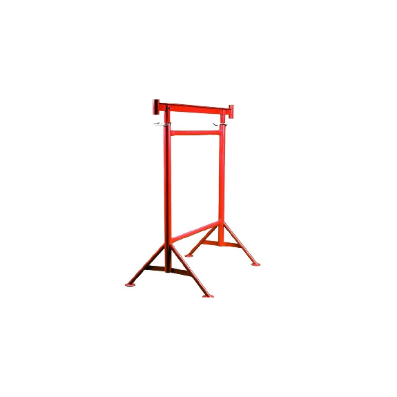 Tréteau Ø 49 de 1.45 à 2.65 m peint pieds fixes-Lire la description