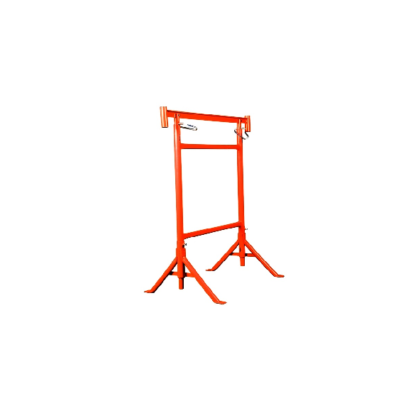 Tréteau Ø 49 de 0.80 à 1.30 m peint pieds pivotants-Lire la description