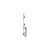 Garde-corps pince 1 position planche peint
