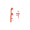 Garde-corps pince 2 positions bloqueur peint Garde-corps pince 2 positions bloqueur peint