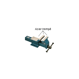 Etau acier Eurostahl Mors 130 mm-Lire la description