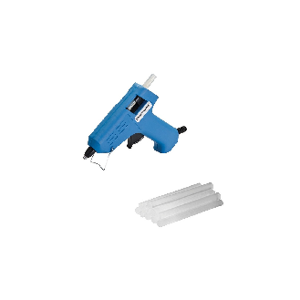 Mini pistolet à colle + 10 mini bâtons-Lire la description