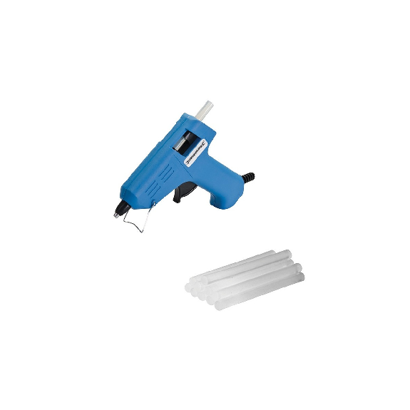 Mini pistolet à colle + 10 mini bâtons-Lire la description