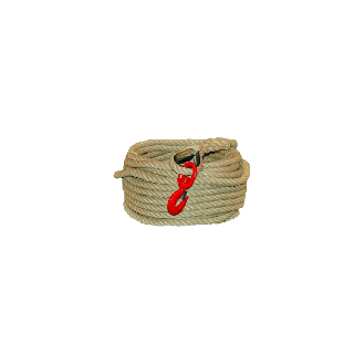 Corde à poulie avec crochet 40 m polypropylène-Lire la description