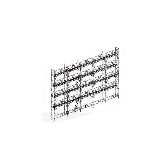 Lot échafaudage multidirectionnel 160 m2-Beschreibung lesen
