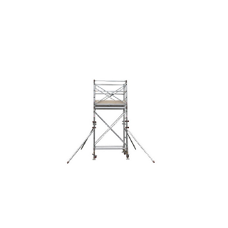 Echafaudage roulant aluminium 4.40m PRC24-Lire la description