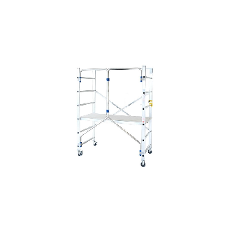 Echafaudage roulant aluminium - Hauteur de Travail 2.90 m-Lire la description