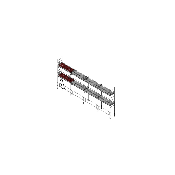 Échafaudage façadier 84.50 m² Échafaudage façadier 84.50 m²-Lire la description