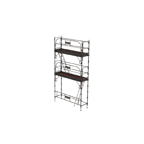 Échafaudage en acier galvanisé 24 m² Échafaudage en acier galvanisé 24 m²-Lire la description