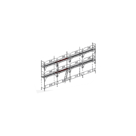 Lot échafaudage Ø 45 mm - 78 m2-Leggi tutto