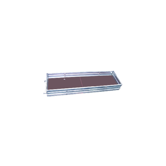 Plancher d'accès à trappe alu-bois 2.50 m - Echafaudage Ø 42 Plancher d'accès à trappe alu-bois 2.50 m - Echafaudage Ø 42-Lire la description