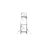 Échafaudage roulant aluminium 6.30m
