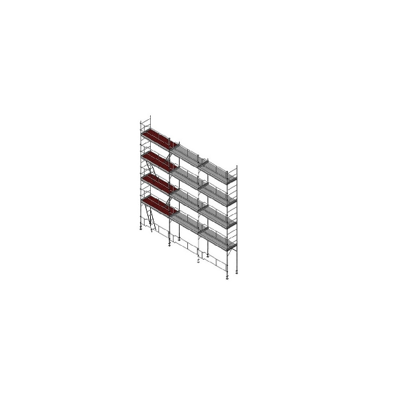Lot échafaudage Ø 42 mm - 105 m2-Beschreibung lesen