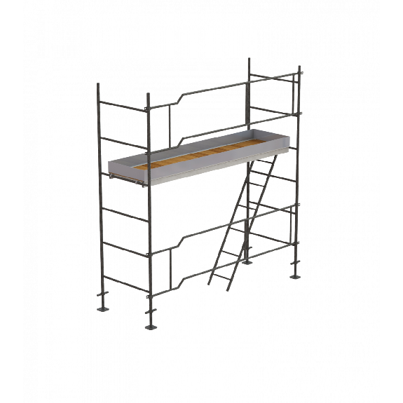 Échafaudage fixe de façade 16 m² Ø 42 mm Échafaudage fixe de façade 16 m² Ø 42 mm-Lire la description
