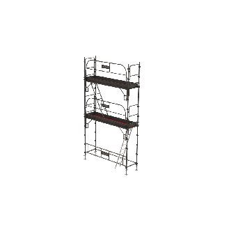 Lot échafaudage Ø 45 mm - 24 m2 version façade-Lire la description