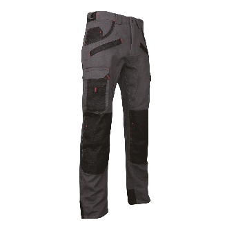 Pantalon bicolore multipoches Argile Taille 42-Lire la description