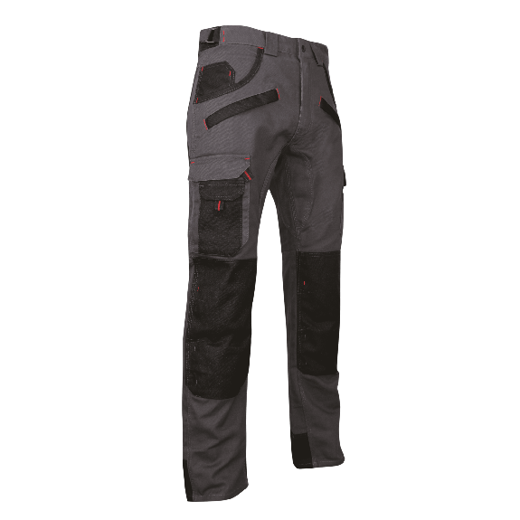 Pantalon bicolore multipoches Argile Taille 40-Lire la description