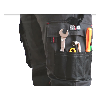 Pantalon bicolore multipoches Argile Taille 40