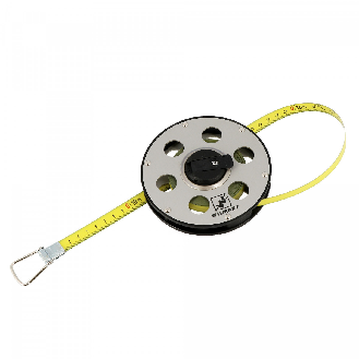 Mesure roulante acier et nylon classe II 20m x 13mm-Lire la description