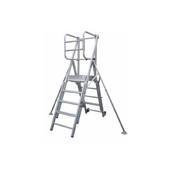 Piattaforma di lavoro telescopica da 4 a 6 gradini-Leggi tutto