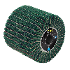 Brosse fibre synthétique A240 et lamelles abrasives A120 Brosse fibre synthétique A240 et lamelles abrasives A120
