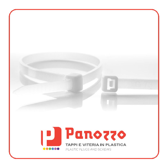 FASCETTE IN PLASTICA 80X2,4mm. - Prezzo multiplo di 100 pz. - naturali-Leggi tutto