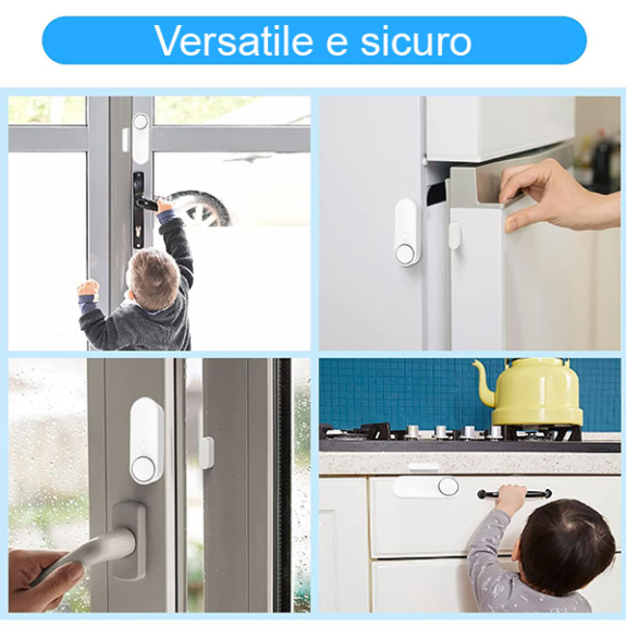 Contatto magnetico per porte e finestre - TUYA-Leggi tutto