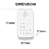 Tastiera wireless per sistema di allarme FR783