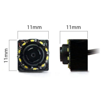 Micro Telecamera a colori con 10 LED bianchi - 11x11 mm-Leggi tutto