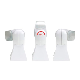 Sensore da parete PIR per lampade 220 VAC - IP65-Leggi tutto