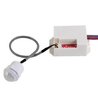 SENSORE PIR CONTROLLO LUCE PER LAMPADE 220 VAC-Leggi tutto