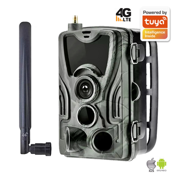 Fototrappola 8MPX 4G/LTE con PIR e LED IR - Compatibile TUYA-Leggi tutto