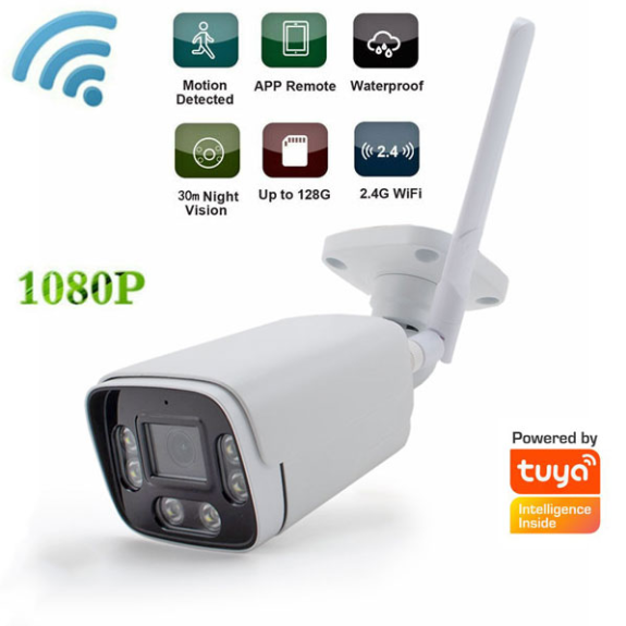 Caméra IP WiFi FULL HD avec audio bidirectionnel-Leer más