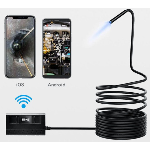 Telecamera Endoscopica Wi-Fi per Smartphone - 5.5mm-Leggi tutto