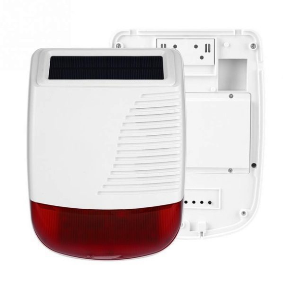 Sirena wireless da esterno con lampeggiante per  Antifurto FR783-Leggi tutto