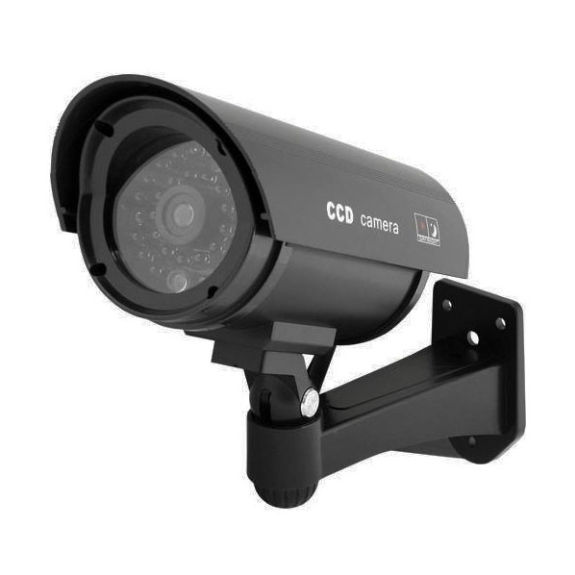 Fausse caméra Bullet avec fausse LED IR et LED rouge-Leer más