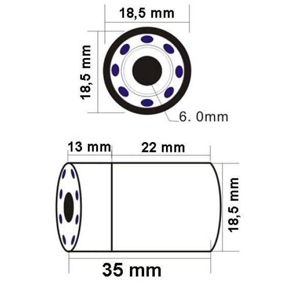 Mini telecamera subacqua a colori - 100 metri-Leggi tutto